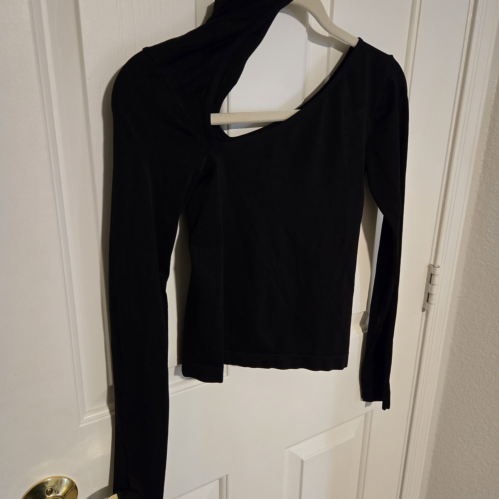 Black Long Sleeve Women's Top